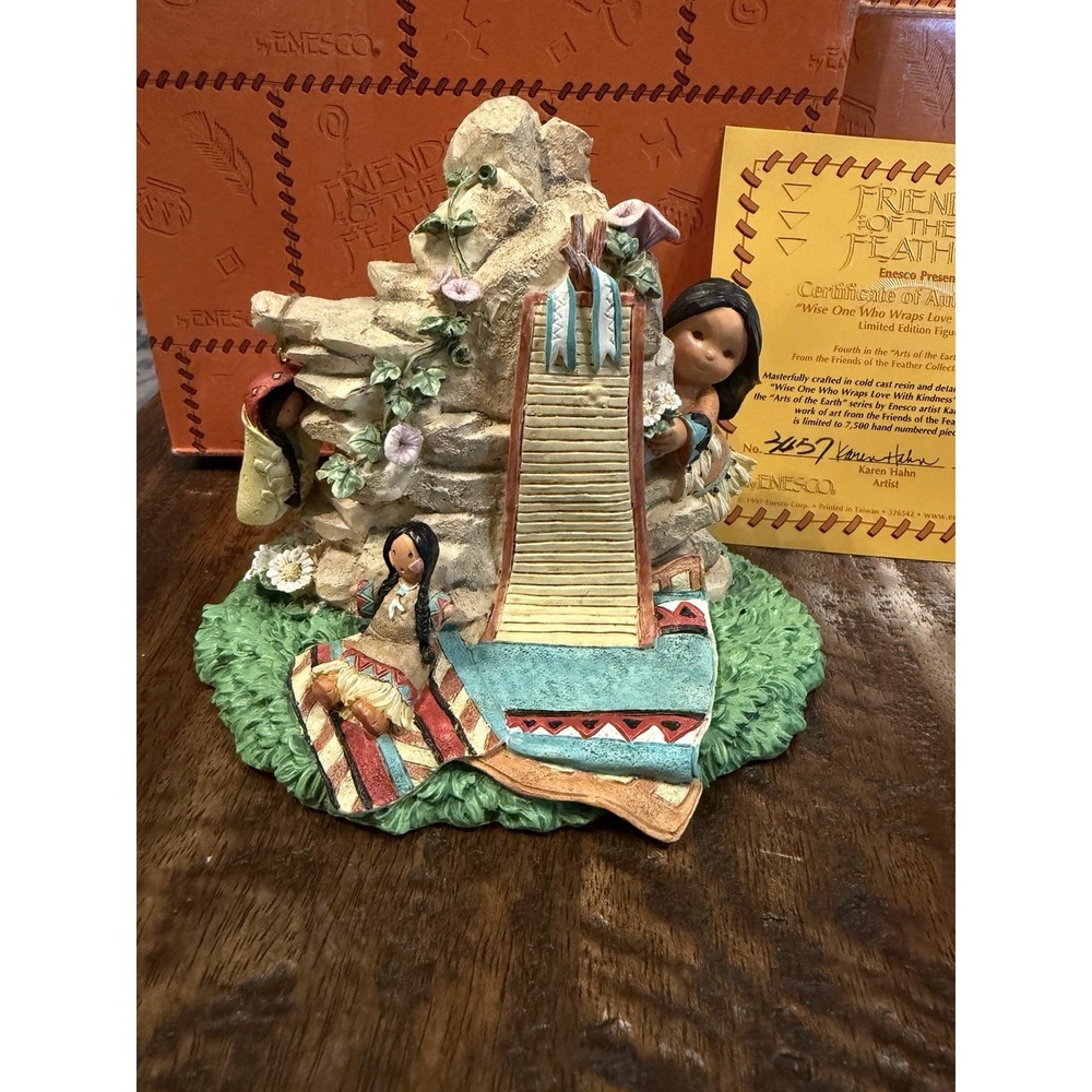 Friends of the Feather Wise One Wraps Love Kindness 3457/7500 COA - Picture 2 of 8